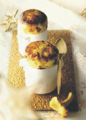 Soufflé aux girolles et Beaufort