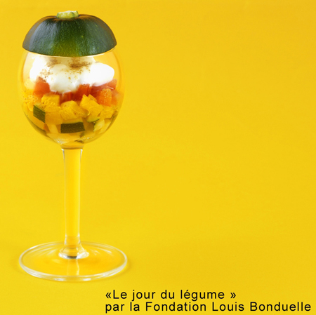 Verrine de courgette à l’ananas.