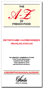 le dictionnaire Cartes et Menus de Restaurant