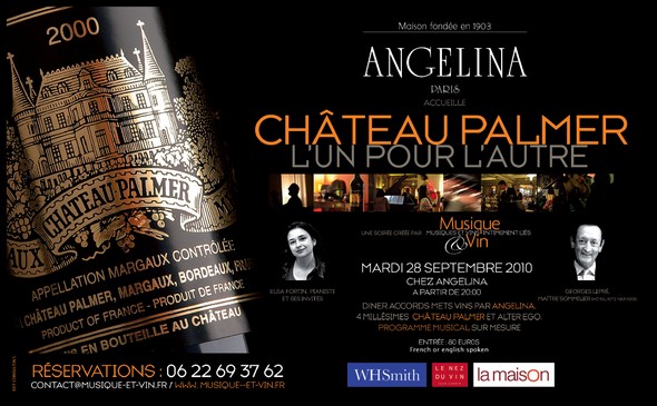 Château Palmer pour une soirée Musique et Vin