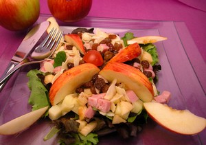 Salade du chef Reine des Reinettes Gourmande