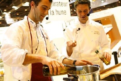 Cuisine à bord au Salon Nautique