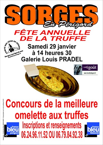 Fête de la truffe à Sorges en Périgord avec la Radio du Goût.