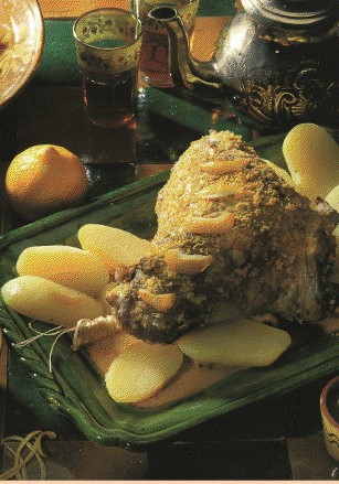 Gigot d’Agneau St George au citron et yaourt