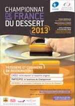 Appel à candidature pour le 39ème Championnat de France du Dessert 2013