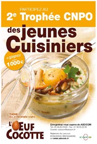 J-30 avant inscriptio​n concours. L’œuf cocotte à la cote !