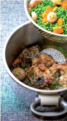 Navarin d’agneau aux petits légumes nouveaux