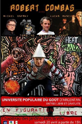 Robert Combas et Mathieu Viannay à l’Université Populaire du Goût d’Argentan