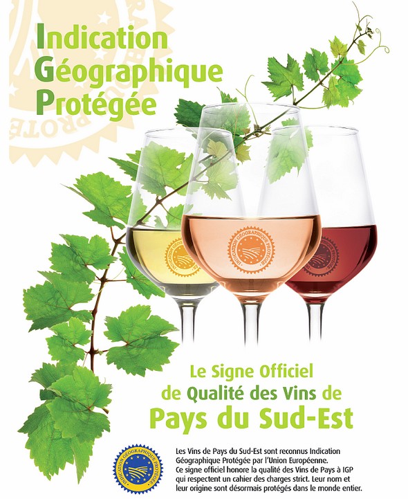 « IGP », sigle européen de qualité d’un vin