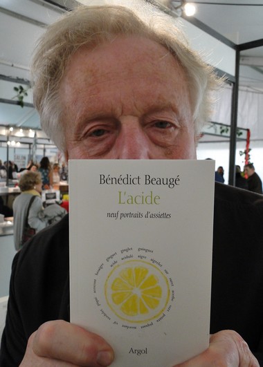 Bénédict Beaugé et son livre ©thierry bourgeon/laradiodugout.fr