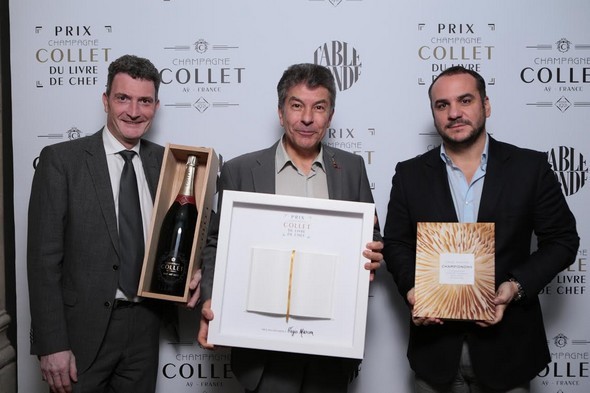 Régis MARCON, Prix Champagne Collet du livre de Chef