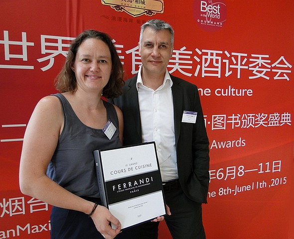 Audrey Janet et Emmanuel Henry de Ferrandi sur le podium en Chine©T.B/laradiodugout.fr