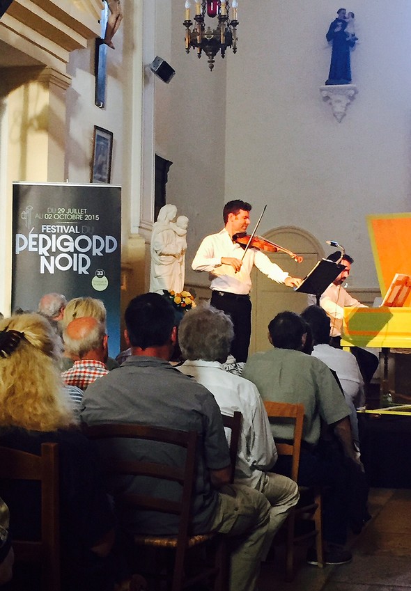 Soirée magique en l’église de Fanlac (Dordogne)