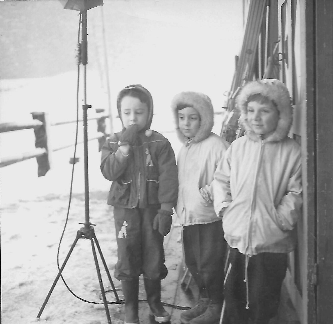 BOURGEON Thierry, Nouche et le fils Cavali. Morzine 58