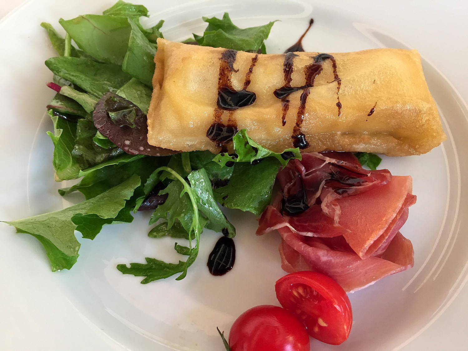 Croustillant de Brie de Meaux au jambon de pays 1500