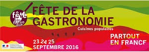 affiche fête de la gastronomie