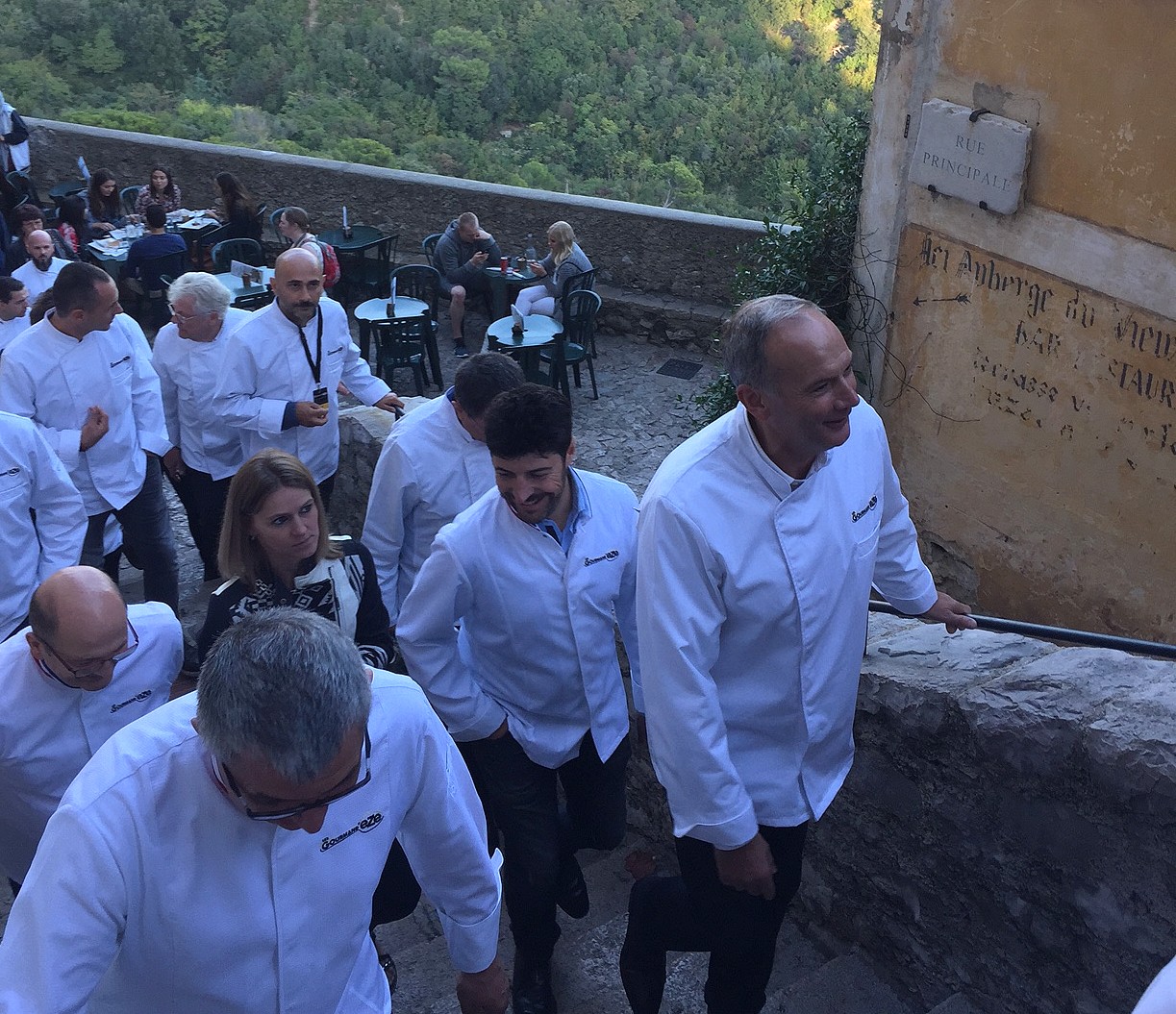 Eze la grimpette des chefs au sommet