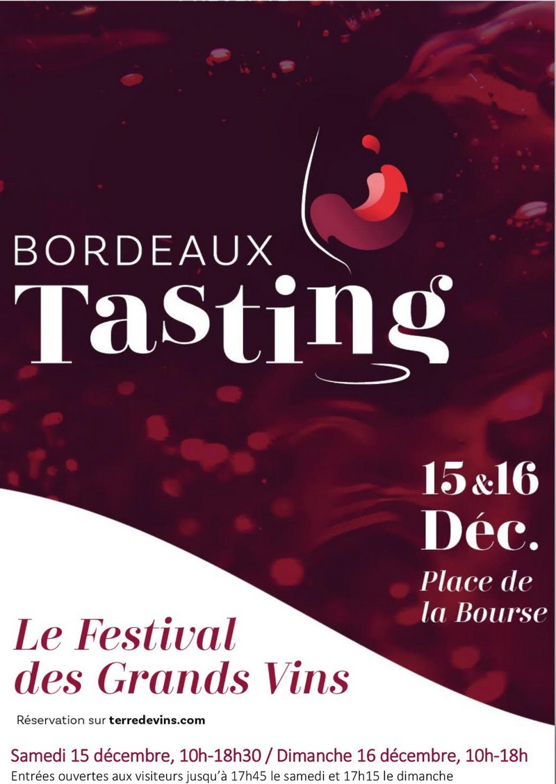 affiche bordeaux tasting