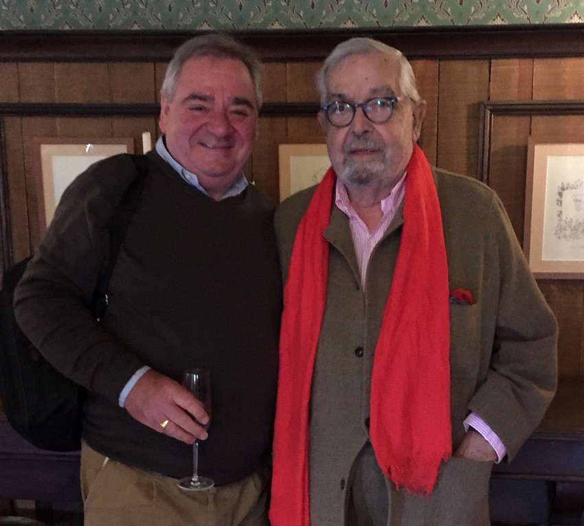 Bernard Giraudel avec Thierry Bourgeon en avril 2016 ©laradiodugout.fr