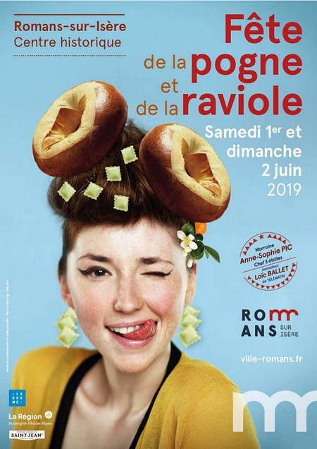 affiche fête romans