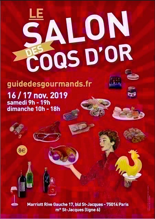 affiche salon des coqs d'(or