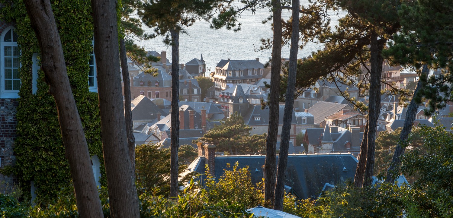 vue sur mer et toits @ G de Laubier