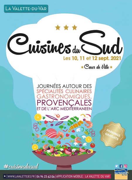 affiche cuisines du sud la valette du var