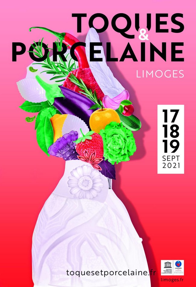 affiche toques porcelaine