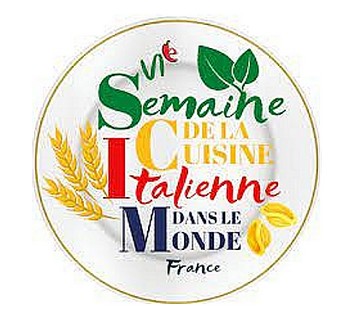 logo rond semaine cuisine italienne
