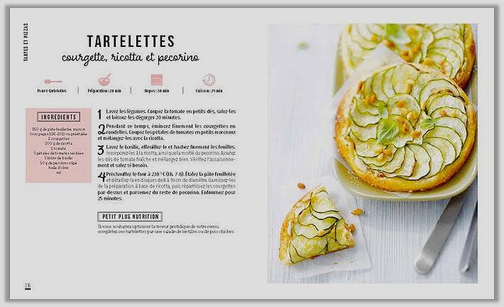 pages recette tartelette courgette