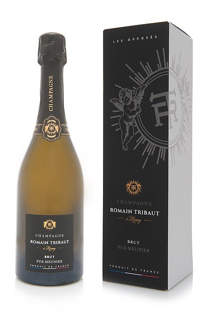 Bouteille de Pur Meunier et Coffret - Champagne Romain TRIBAUT