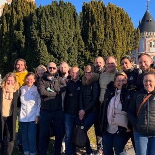 Delégation JRE France en visite à la Maison Vranken-Pommery à Reims ©DR