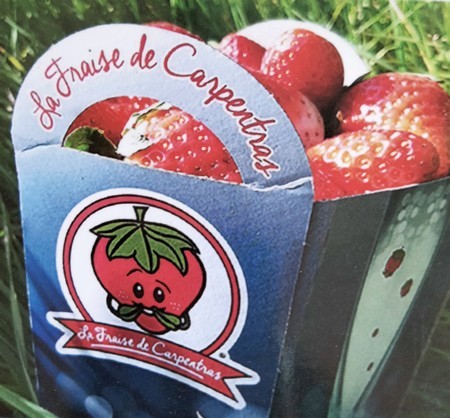 label fraise de carpentras