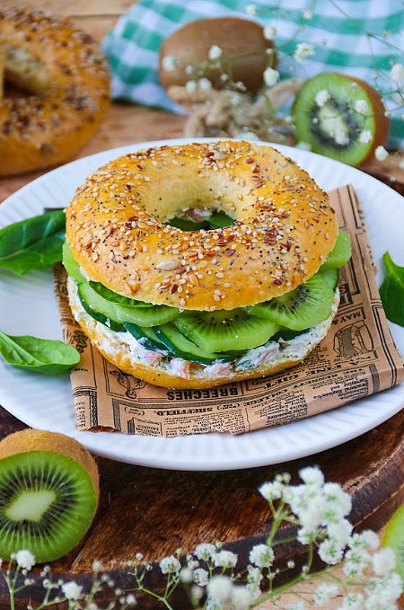 bagel kiwi ©DR