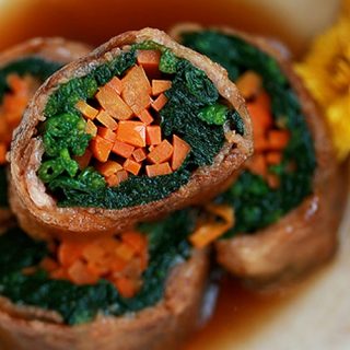rouleaux à la viande et aux légumes Japon
