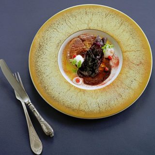 plat proposé au menu du Nouvel An de l'hôtel Metropol. © Service de presse