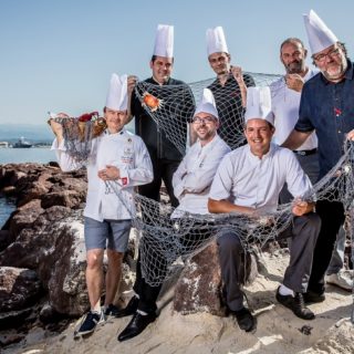 les chefs de théoule sur mer, des copains comme poisson! © DR