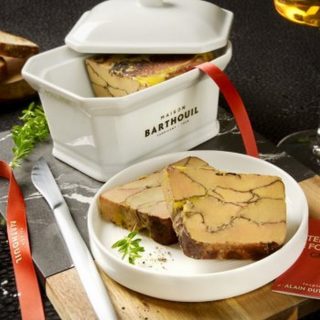 Foie gras grillé dans sa porcelaine