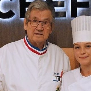 vignette Annette Azambre avec le chef Guy Legay ©Challenge Foie Gras