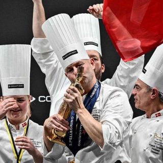 l'équipe du Danemark et son chef Brian Mark Hansen © AFP SIRHA